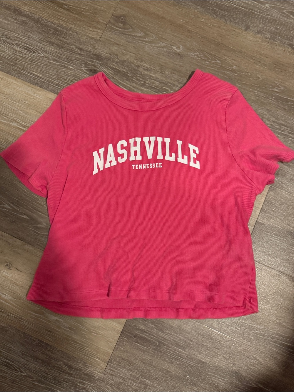 Nashville Pink Crop Top - Women's Short Sleeve Tee